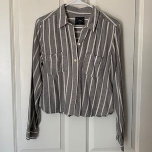 A&F button down top size M